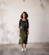 A Model Wearing Multicolor,Pure Cotton Coca Cola curated by Only Ethikal